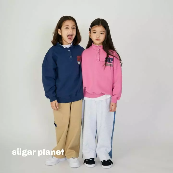 Sugar Planet - Korean Children Fashion - #prettylittlegirls - Half Button Sweatshirt - 11