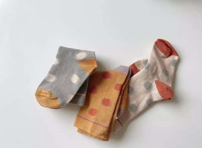 Teamand - Korean Children Fashion - #fashionkids - Bread Socks Set - 5