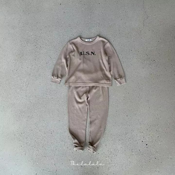 The Lalala - Korean Children Fashion - #Kfashion4kids - Summer USN Top Bottom Set - 10