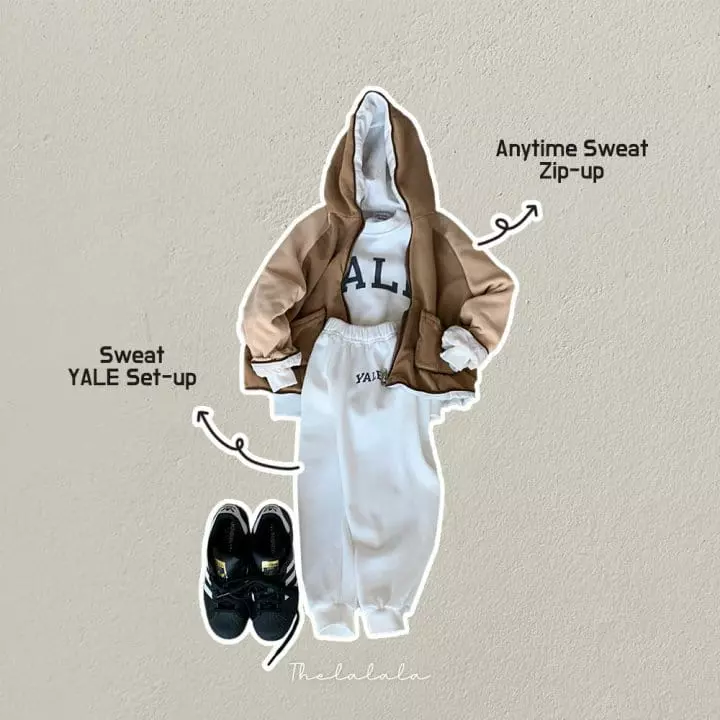 The Lalala - Korean Children Fashion - #Kfashion4kids - Sweats YALE Top Bottom Set - 7