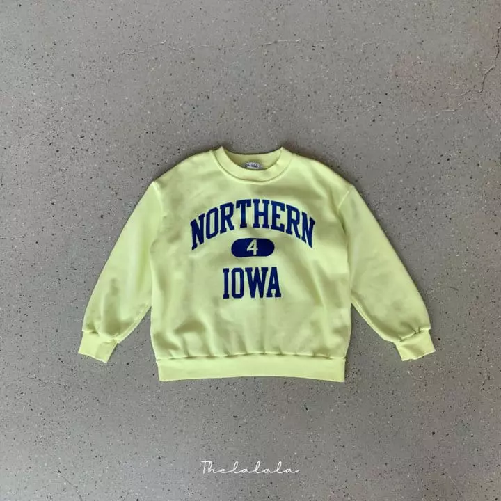 The Lalala - Korean Children Fashion - #childrensboutique - Sweats IOWA Top Bottom Set - 2