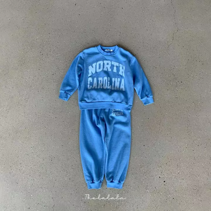 The Lalala - Korean Children Fashion - #childrensboutique - Sweats North Carolina Top Bottom Set