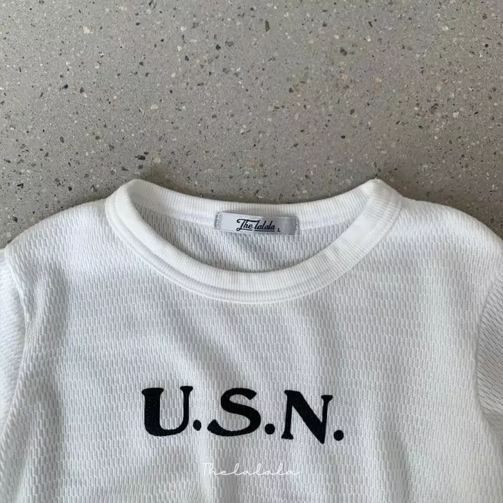 The Lalala - Korean Children Fashion - #childrensboutique - Summer USN Top Bottom Set - 4