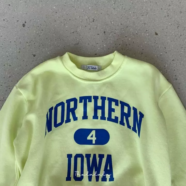The Lalala - Korean Children Fashion - #designkidswear - Sweats IOWA Top Bottom Set - 3