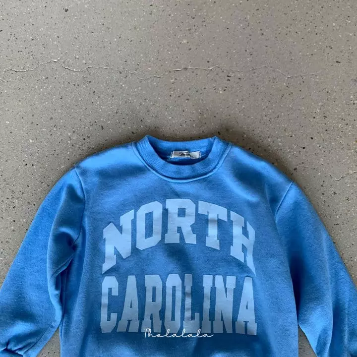 The Lalala - Korean Children Fashion - #discoveringself - Sweats North Carolina Top Bottom Set - 3