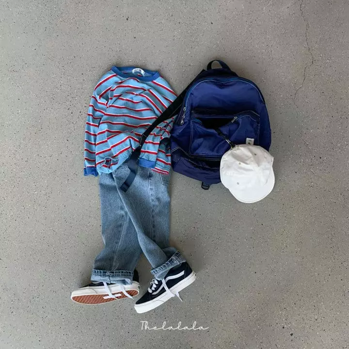 The Lalala - Korean Children Fashion - #fashionkids - Multi Stripes Tee - 7