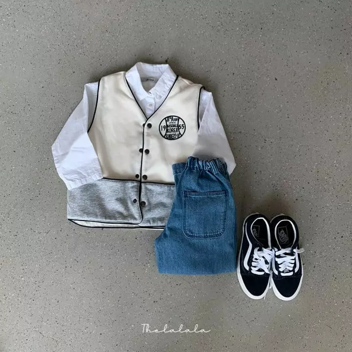 The Lalala - Korean Children Fashion - #kidsshorts - Vintage Sweat Vest - 12