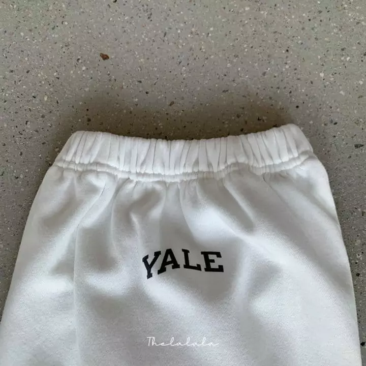 The Lalala - Korean Children Fashion - #fashionkids - Sweats YALE Top Bottom Set - 4