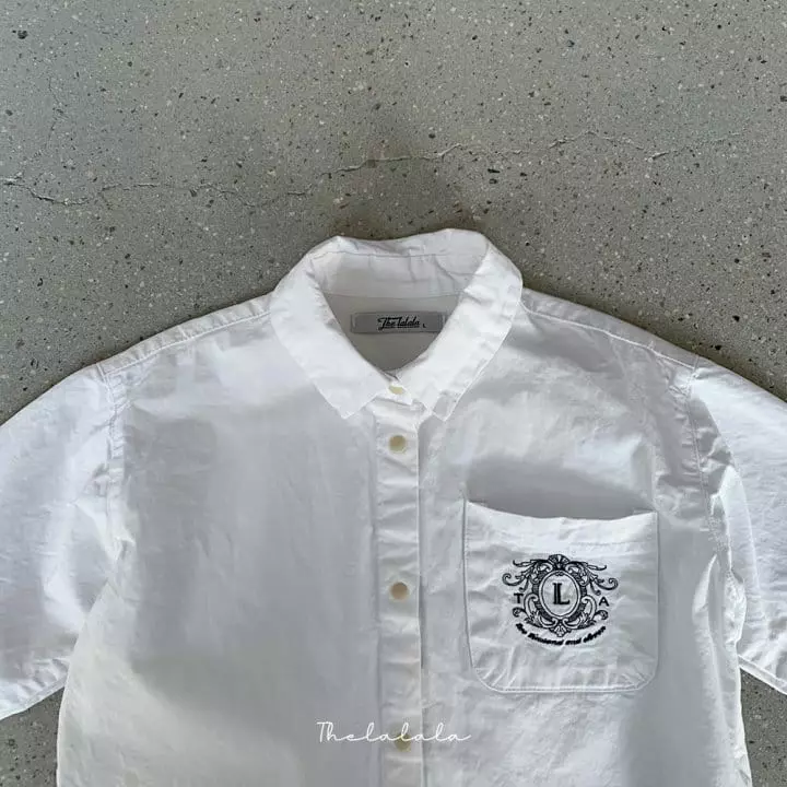 The Lalala - Korean Children Fashion - #kidsshorts - Letter Fresh Shirt - 3