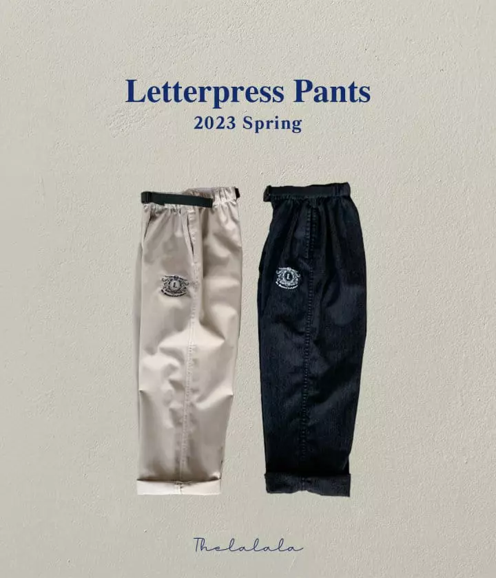 The Lalala - Korean Children Fashion - #kidsstore - Letter Fresh Pants - 5