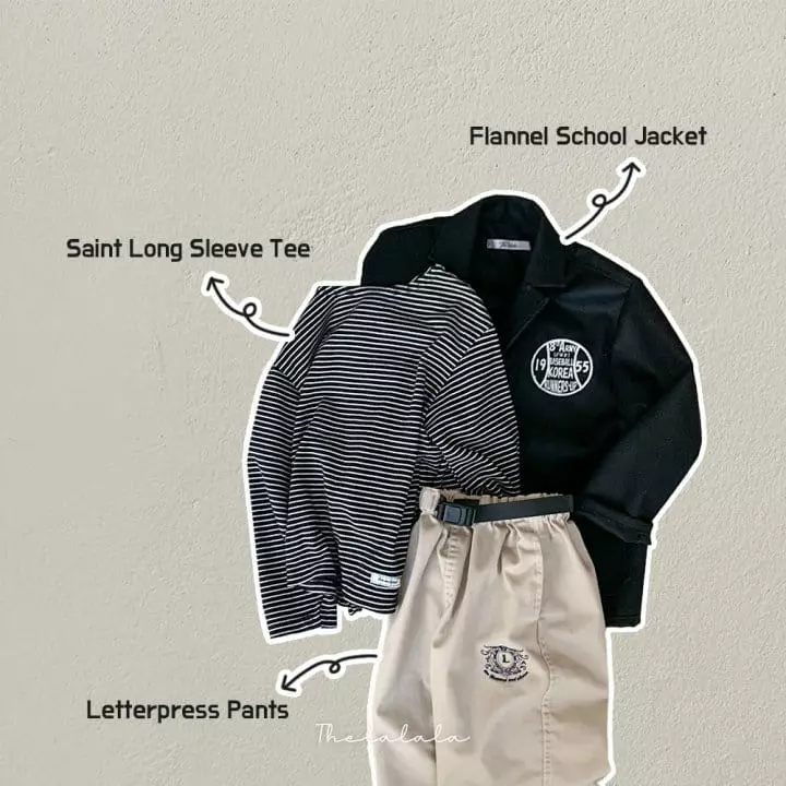 The Lalala - Korean Children Fashion - #kidzfashiontrend - Saint Long Tee - 11