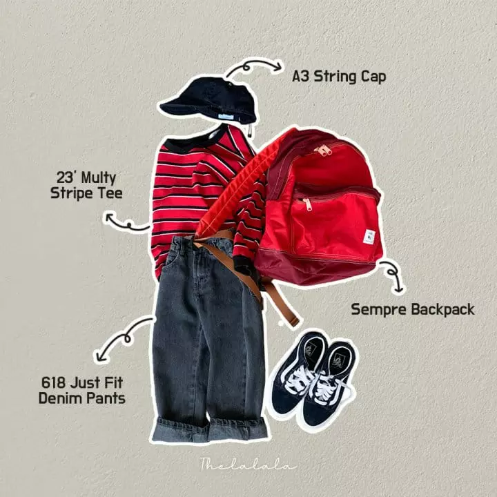 The Lalala - Korean Children Fashion - #kidzfashiontrend - Multi Stripes Tee - 10