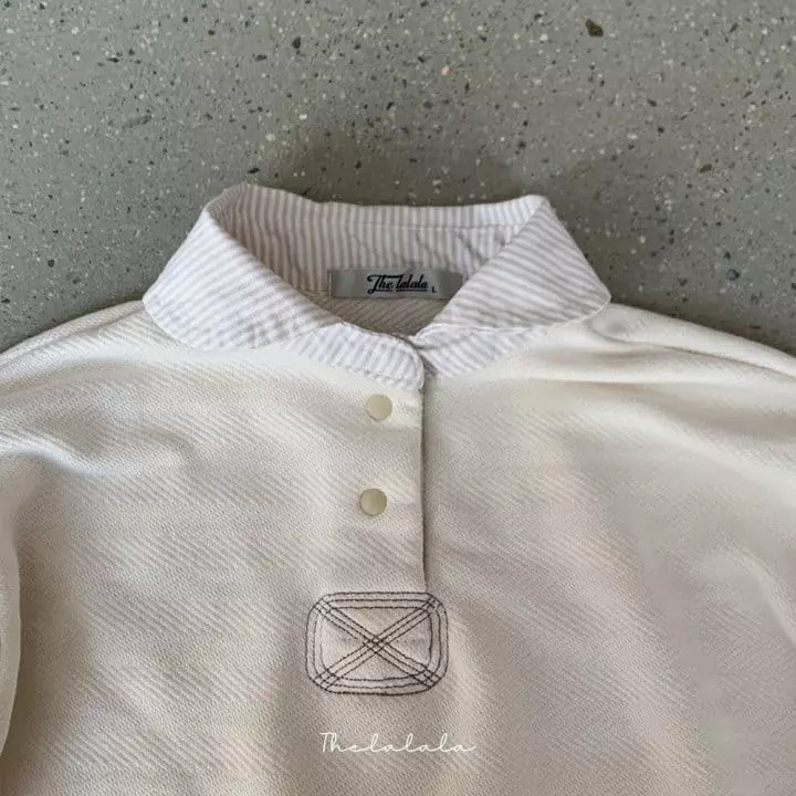 The Lalala - Korean Children Fashion - #kidzfashiontrend - Herringbone Sweatshirt - 3