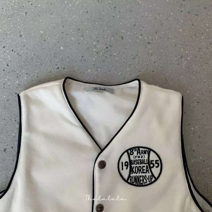 The Lalala - Korean Children Fashion - #minifashionista - Vintage Sweat Vest - 2