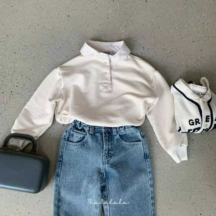 The Lalala - Korean Children Fashion - #prettylittlegirls - Herringbone Sweatshirt - 8