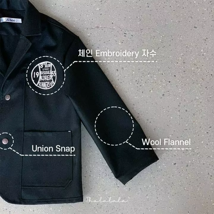The Lalala - Korean Children Fashion - #todddlerfashion - Flannel School Jacket - 7