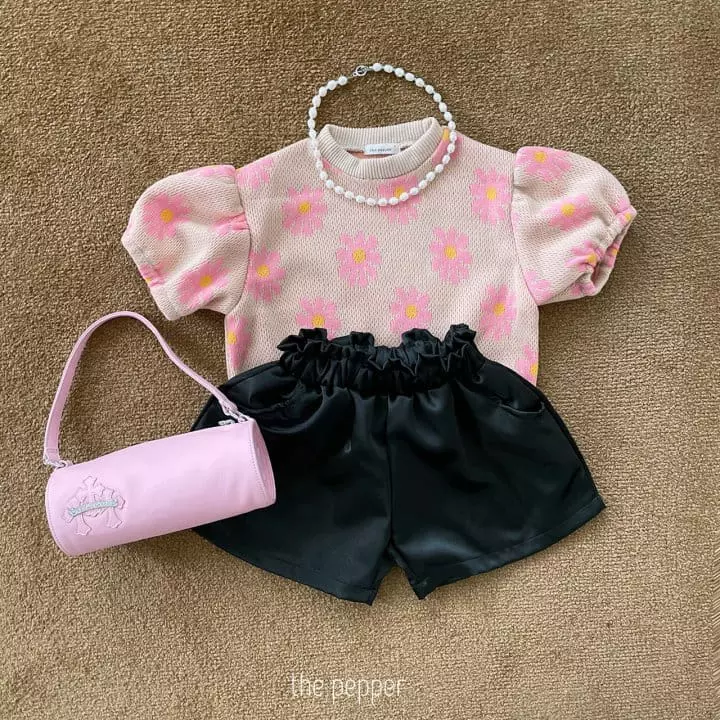 The Pepper - Korean Children Fashion - #childofig - Jacquard Puff Knit Tee with Mom - 8