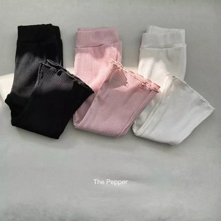 The Pepper - Korean Children Fashion - #childrensboutique - Rib Pants - 4
