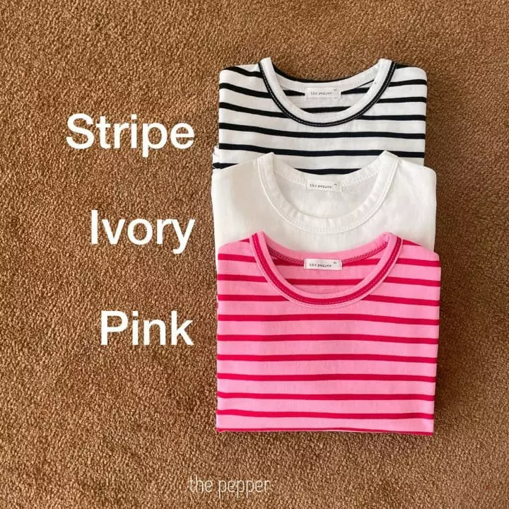 The Pepper - Korean Children Fashion - #kidzfashiontrend - Basic Round Tee