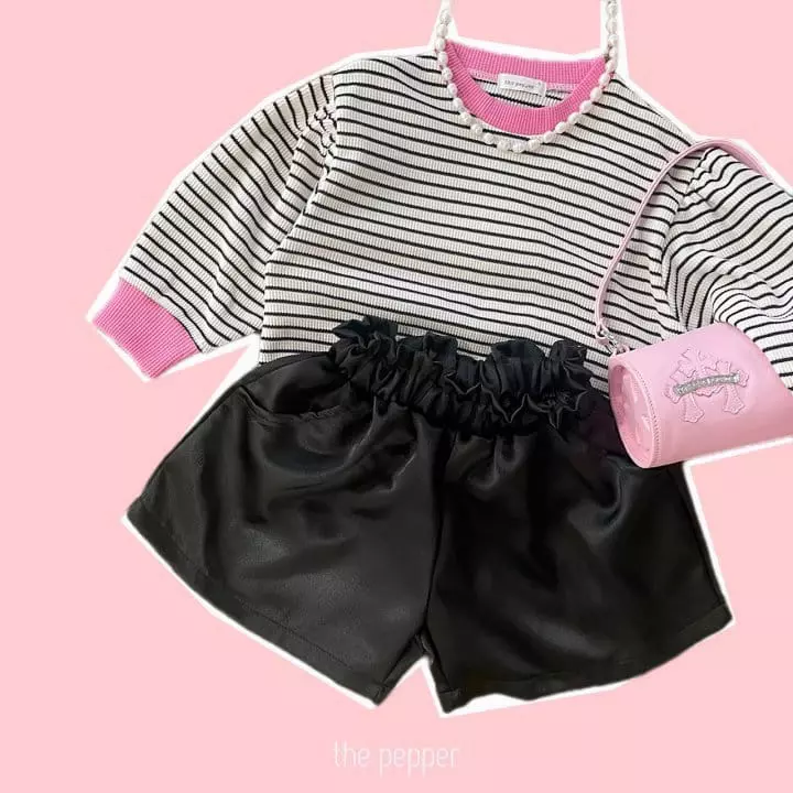 The Pepper - Korean Children Fashion - #littlefashionista - Silk Skirt Pants - 5