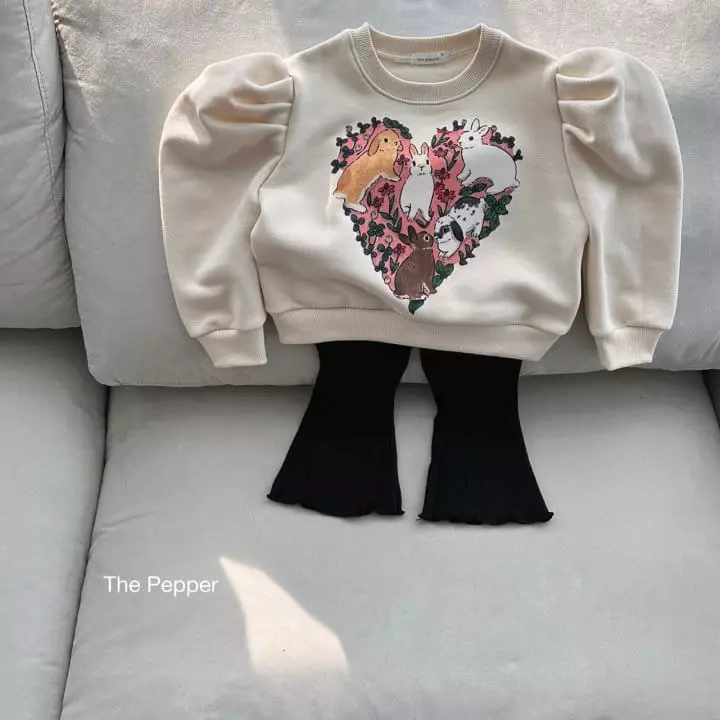 The Pepper - Korean Children Fashion - #littlefashionista - Rabbit Puff Sweatshirt - 9