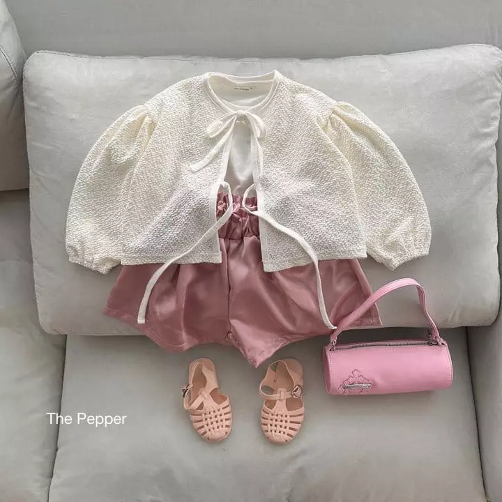 The Pepper - Korean Children Fashion - #littlefashionista - Ribbon Blouse - 5