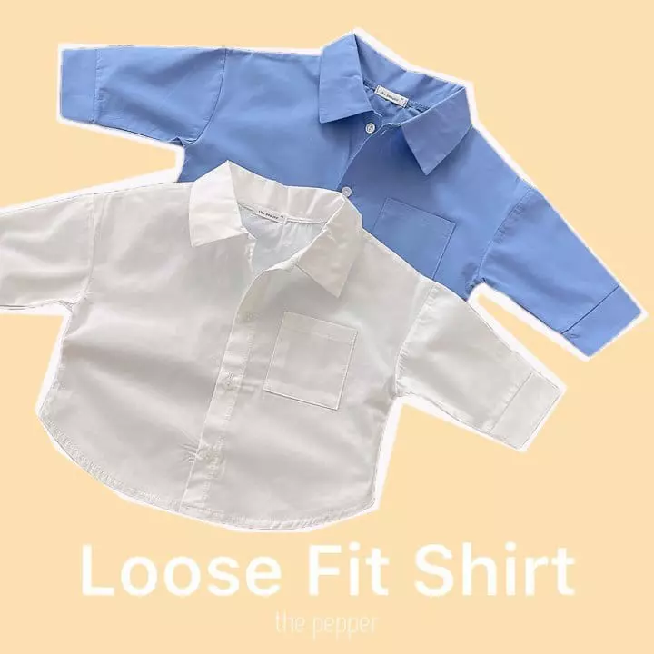 The Pepper - Korean Children Fashion - #magicofchildhood - Loose Fit Shirt