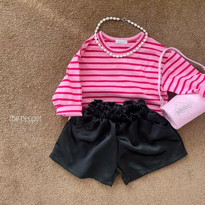 The Pepper - Korean Children Fashion - #minifashionista - Silk Skirt Pants - 7