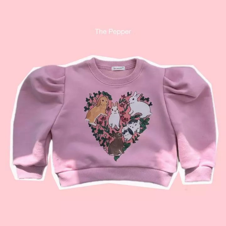 The Pepper - Korean Children Fashion - #minifashionista - Rabbit Puff Sweatshirt - 11