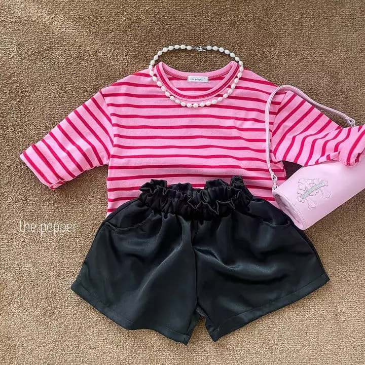The Pepper - Korean Children Fashion - #prettylittlegirls - Silk Skirt Pants - 8