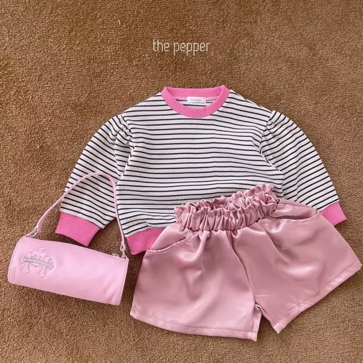 The Pepper - Korean Children Fashion - #todddlerfashion - Stripes Waffle Sweatshirt with Mom - 6