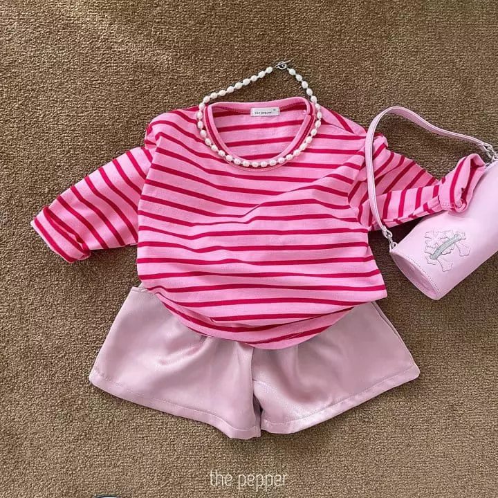 The Pepper - Korean Children Fashion - #toddlerclothing - Basic Round Tee - 8