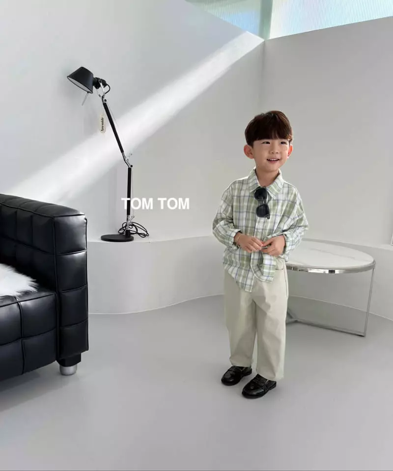 Tom Tom - Korean Children Fashion - #kidzfashiontrend - Friends Check Shirt - 4