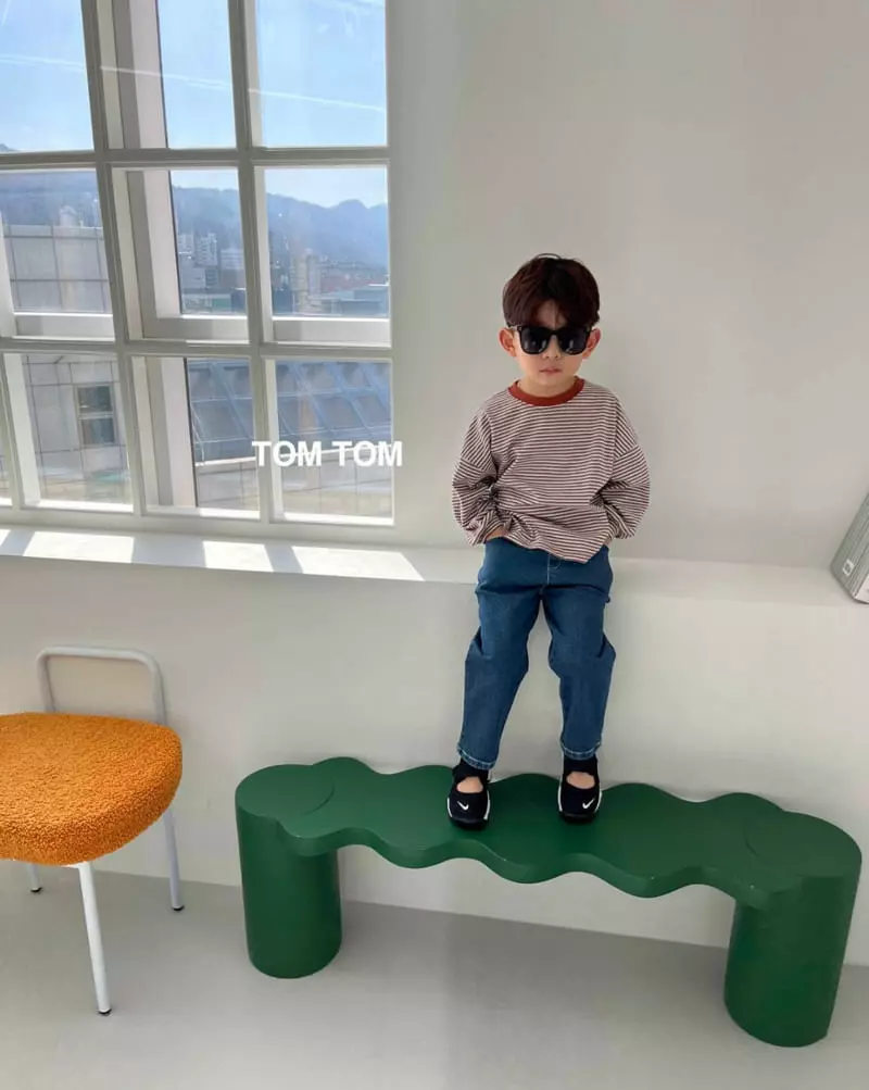 Tom Tom - Korean Children Fashion - #Kfashion4kids - Natural Stripes Tee - 11