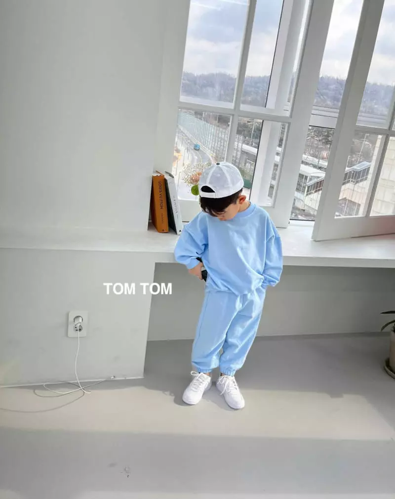 Tom Tom - Korean Children Fashion - #Kfashion4kids - Pstel Daily Top Bottom Set - 3