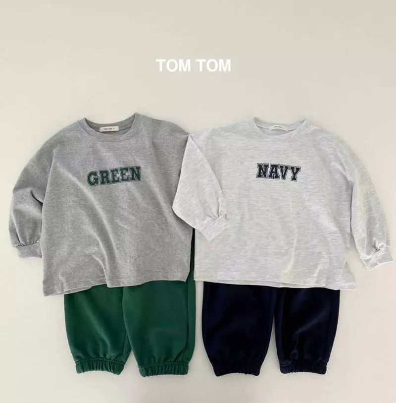 Tom Tom - Korean Children Fashion - #fashionkids - Signiture Top Bottom Set