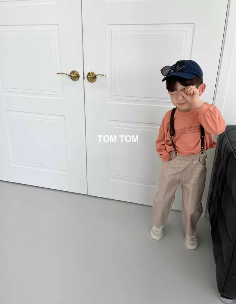 Tom Tom - Korean Children Fashion - #kidsstore - Check Pants - 5