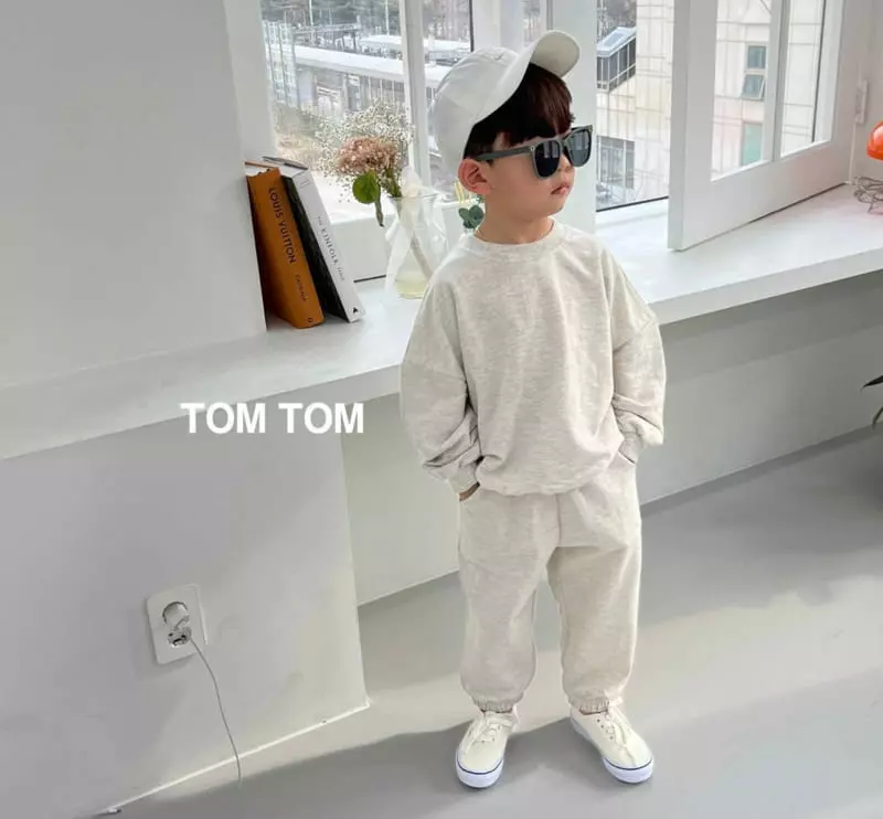 Tom Tom - Korean Children Fashion - #Kfashion4kids - Pstel Daily Top Bottom Set - 4