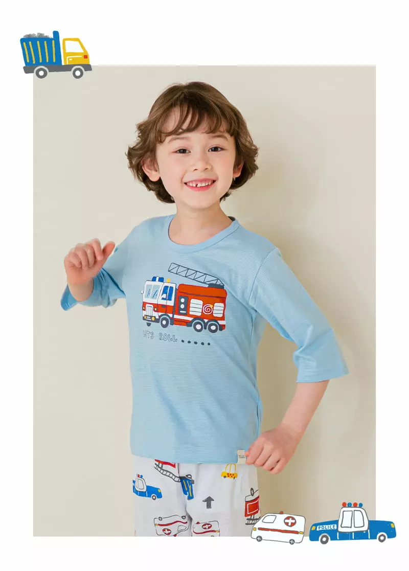 Ttasom - Korean Children Fashion - #kidzfashiontrend - Bull Car Jacquared Easywer - 4