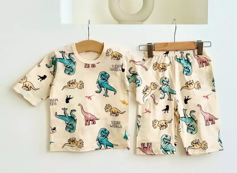 Ttasom - Korean Children Fashion - #childofig - Color Dino Jacquared Easywer - 3