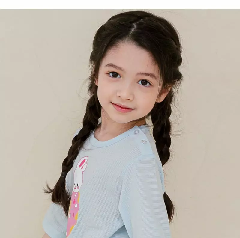 Ttasom - Korean Children Fashion - #childrensboutique - Dounut Rabbit Jacquared Easywer - 7