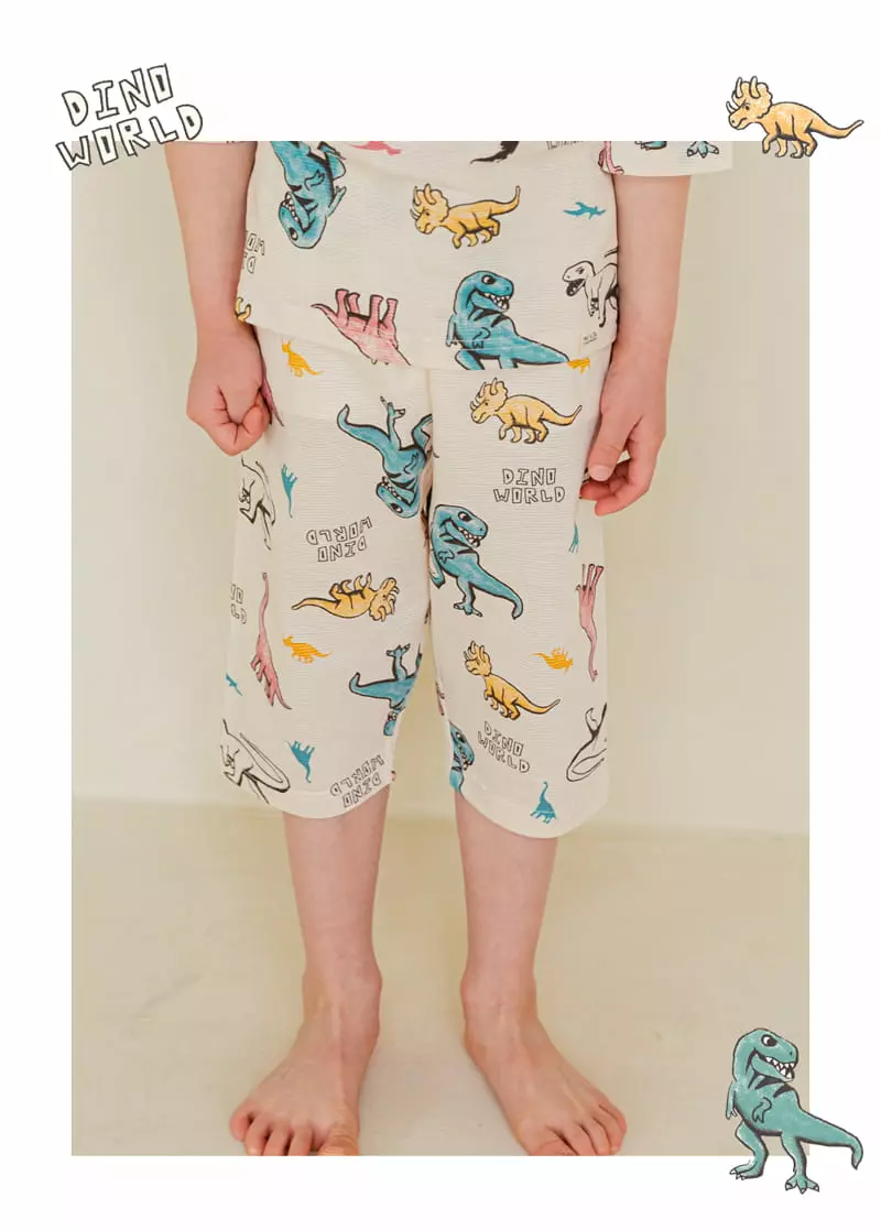 Ttasom - Korean Children Fashion - #childofig - Color Dino Jacquared Easywer - 4