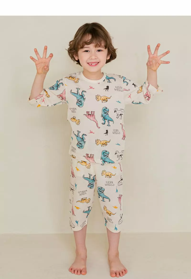 Ttasom - Korean Children Fashion - #discoveringself - Color Dino Jacquared Easywer - 6