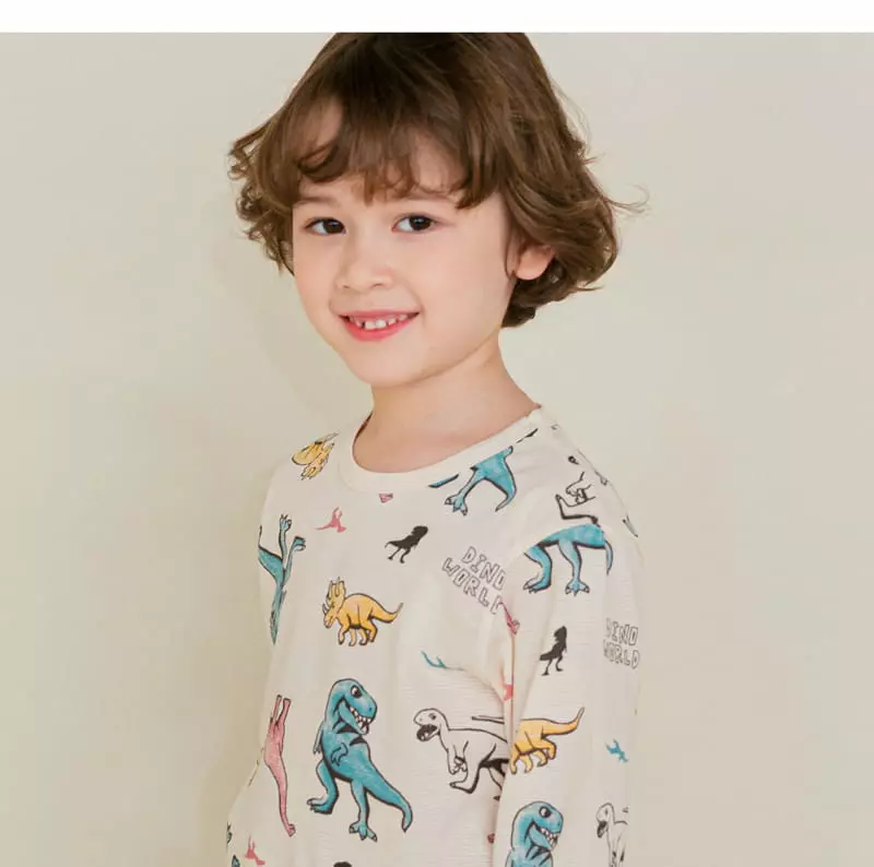 Ttasom - Korean Children Fashion - #fashionkids - Color Dino Jacquared Easywer - 7