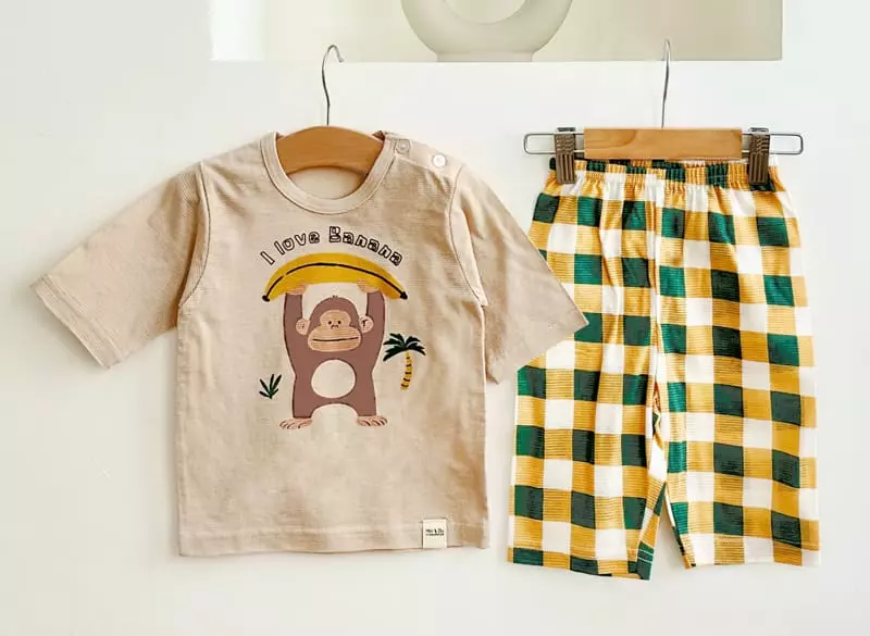 Ttasom - Korean Children Fashion - #kidsstore - Banana Jacquared Easywer - 3