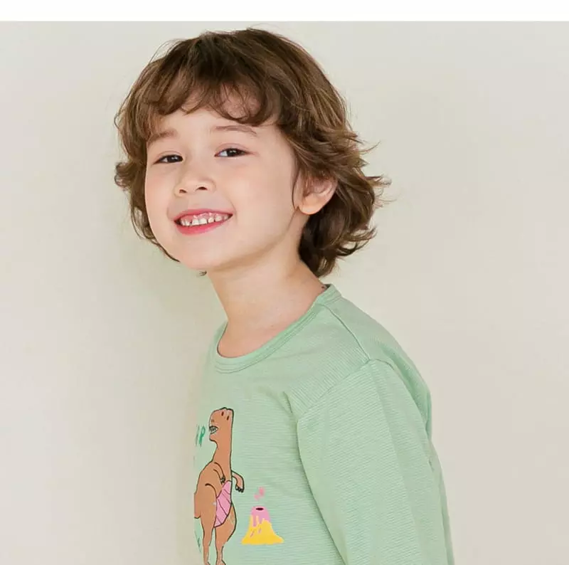 Ttasom - Korean Children Fashion - #littlefashionista - Dino Jacquared Easywer - 7