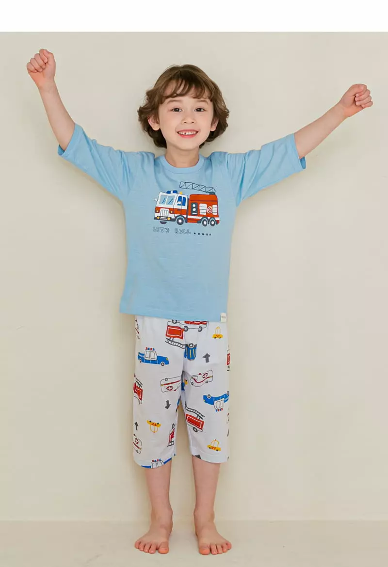 Ttasom - Korean Children Fashion - #magicofchildhood - Bull Car Jacquared Easywer - 6