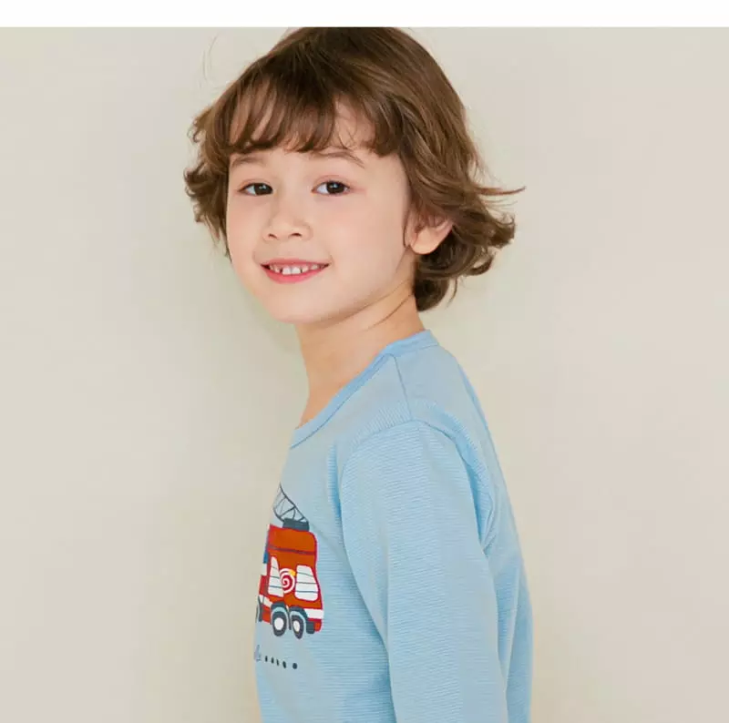 Ttasom - Korean Children Fashion - #minifashionista - Bull Car Jacquared Easywer - 7