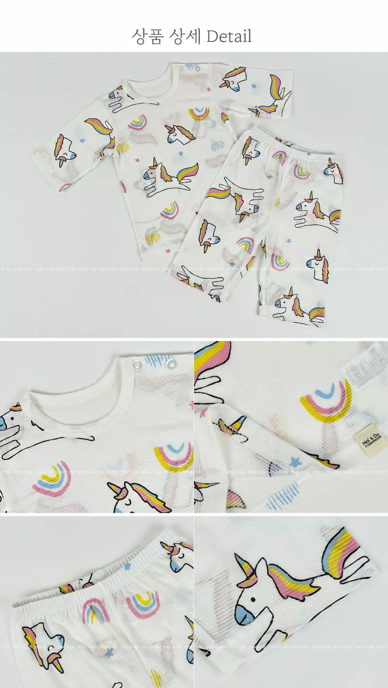 Ttasom - Korean Children Fashion - #minifashionista - Pastel Unicorn Jacquared Easywer - 9