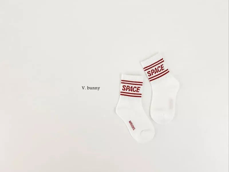 V Bunny - Korean Children Fashion - #kidzfashiontrend - Stay Socks Set - 4